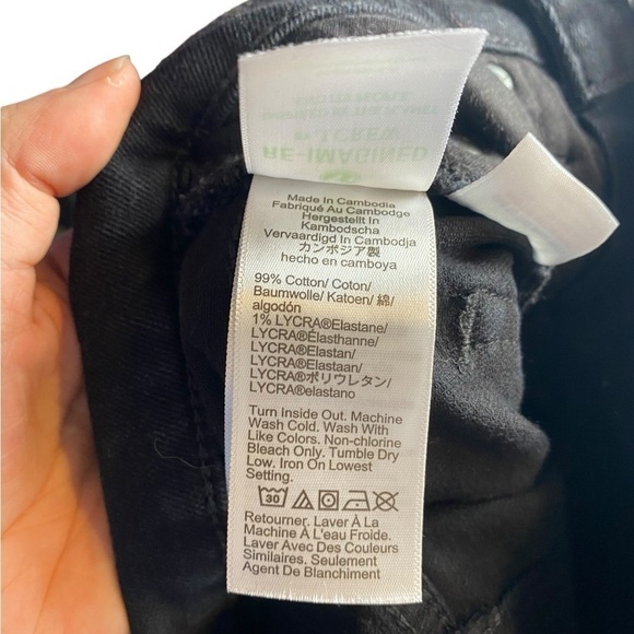 J. Crew Mid- Rise Flare Crop Black Jeans - Picture 7 of 8